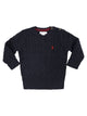 Polo Ralph Lauren Cable-Knit Cotton Sweater With Logo