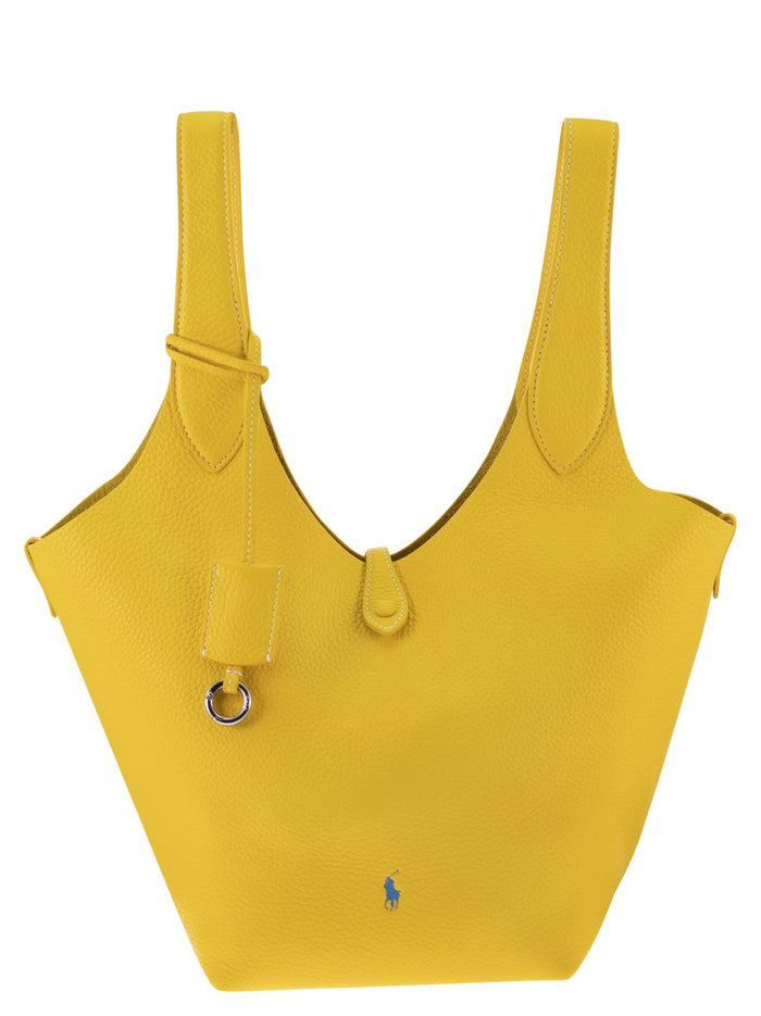 Polo Ralph Lauren Polo Play Leather Tote Bag