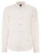Boss Pure Linen Regular Fit Shirt With Button-Down Collar