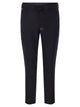 Boss Linen Blend Chino Trousers With Drawstring In Modern Regular Fit