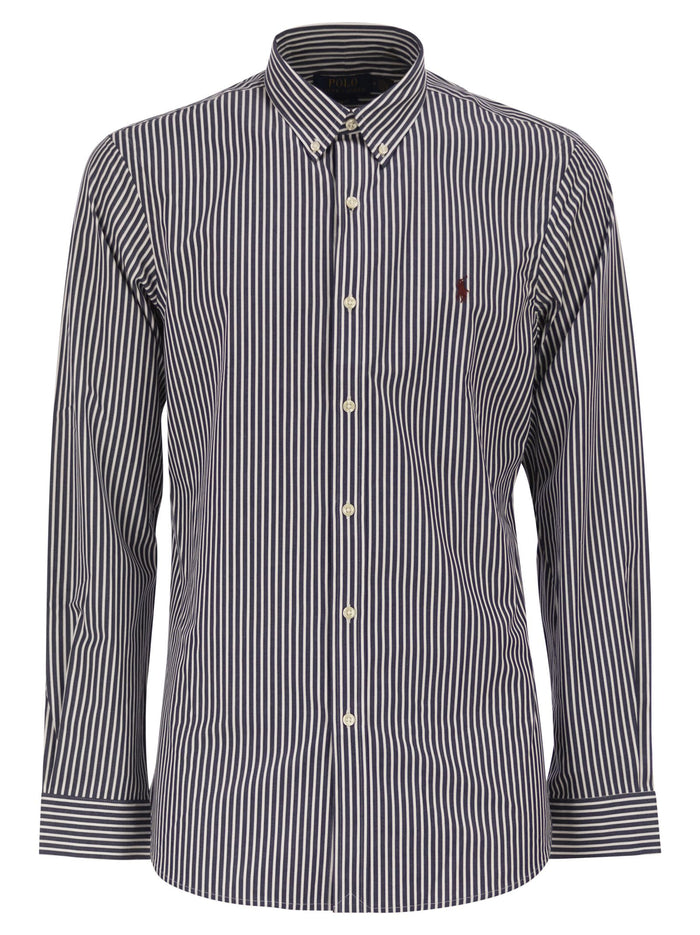 Polo Ralph Lauren Stretch Poplin Striped Shirt