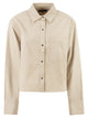 7 For All Mankind Stretch Cotton Shirt With Chest Pocket
