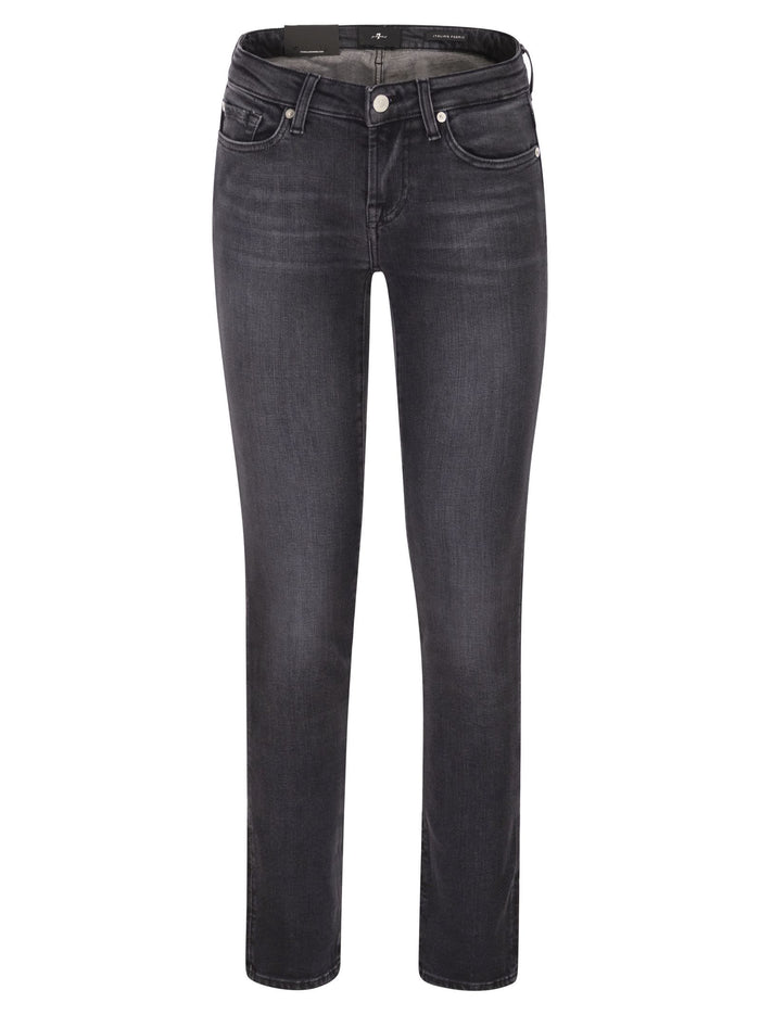 7 For All Mankind Low-Rise Skinny Jeans