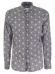 Fedeli Printed Stretch Cotton Voile Shirt