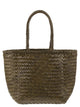 Dragon Grace Basket Small - Woven Leather Bag