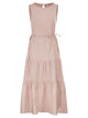 Peserico Sleeveless Midi Dress In Stretch Cotton