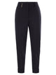 Peserico Virgin Wool Blend Trousers With Jewellery