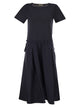 Herno Jersey And Poplin Combination Dress