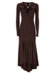 Elisabetta Franchi Crêpe Jersey Dress With Jewel Detail