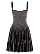 Elisabetta Franchi Two-Colour Knitted Dress