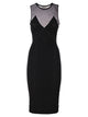 Elisabetta Franchi Knitted Dress With Sheer Details
