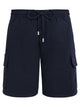 Vilebrequin Linen Bermuda Shorts With Drawstring And Cargo Pockets
