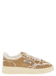 Autry Medalist Low - Suede Trainers With Shearling Lining