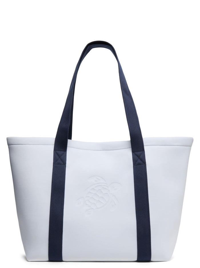 Vilebrequin Polyester Tote Bag With Embossed Turtle Logo