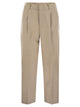 Pt Torino Daisy - Wool And Cashmere Pinstripe Pants