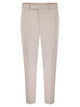 Pt Torino Tailored Trousers In Cotton And Wool Blend