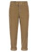 Dondup Koons - Multi-Striped Velvet Trousers With Jewelled Buttons