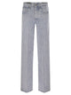 Dondup Jacklyn - Wide-Leg Jeans In Fixed Denim Lyocell