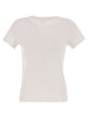 Majestic Crew-Neck Short-Sleeved Cotton T-Shirt