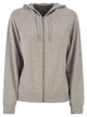 Majestic Hooded Zip-Up Sweatshirt In Stretch Viscose