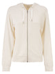 Majestic Hooded Zip-Up Sweatshirt In Stretch Viscose
