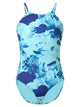 Vilebrequin Girls’ One-Piece Swimsuit With Ocean Floor Print