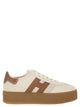 Hogan Platform Suede Trainers With Perforated Side H Detail