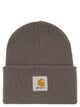 Carhartt Hat With Turn-Up And Logo Label
