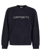 Carhartt Crew Neck Sweatshirt With Spray Effect Logo