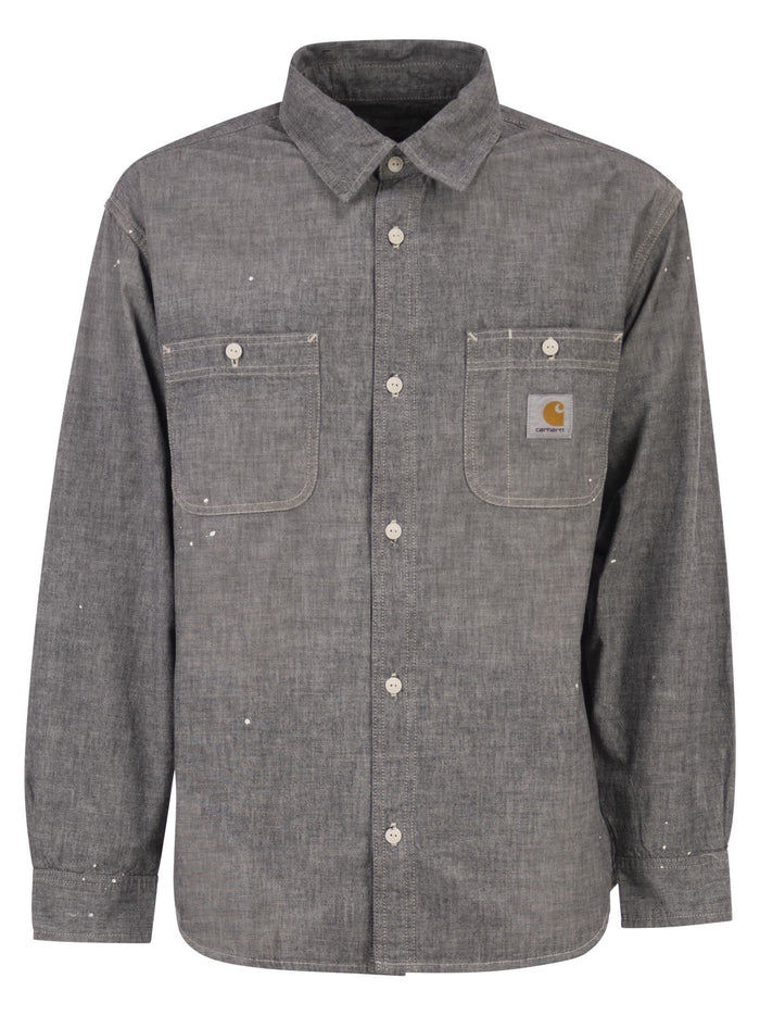 Carhartt Cotton Shirt With Paint Splatter Details