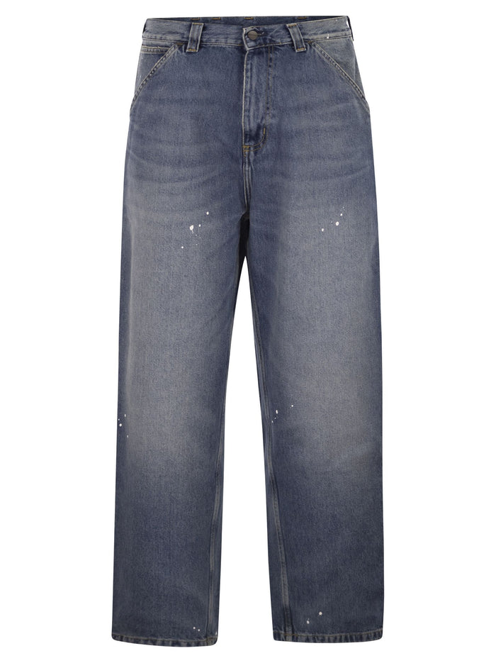 Carhartt Double Knee - Relaxed Fit Carpenter Jeans In Washed Denim