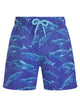 Vilebrequin Boys’ Recycled Polyester Swim Shorts With Whale Print