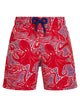 Vilebrequin Boys’ Recycled Polyamide Swim Shorts With Octopus Print