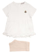 Moncler Cotton Set With Ruffled Edges