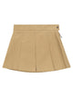 Moncler Pleated Cotton Gabardine Skirt