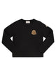 Moncler Long-Sleeved Cotton T-Shirt With Teddy Logo