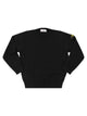 Stone Island Crew Neck Jumper With Raised Stitching