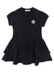 Moncler Cotton Dress With Ruffles