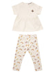 Moncler T-Shirt And Printed Leggings Set