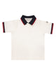 Moncler Cotton Polo Shirt With Tricolour Trim
