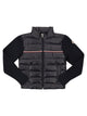 Moncler Three-Colour Padded Cotton Cardigan With Zip