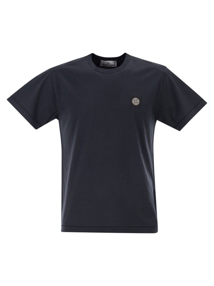 Stone Island Slim Fit T-Shirt With Compass Patch