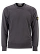 Stone Island Regular Fit Crew Neck Sweatshirt With Raglan Sleeves