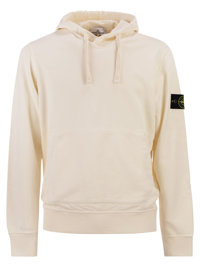 Stone Island Regular Fit Sweatshirt With Hood And Kangaroo Pocket