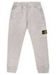 Stone Island Cotton Fleece Cargo Joggers With Compass Badge