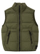 Stone Island Stretch Nylon Padded Gilet With Compass Badge