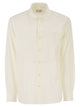 Mc2 Saint Barth Cotton Poplin Shirt With Embroidered Logo