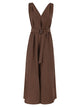 Brunello Cucinelli Techno Cotton Poplin Dress With Belt And Precious Shoulder Detail