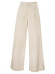 Brunello Cucinelli Relaxed Trousers In Dyed Denim With Jewellery+
