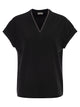 Brunello Cucinelli Stretch Cotton Jersey T-Shirt With Precious Neckline